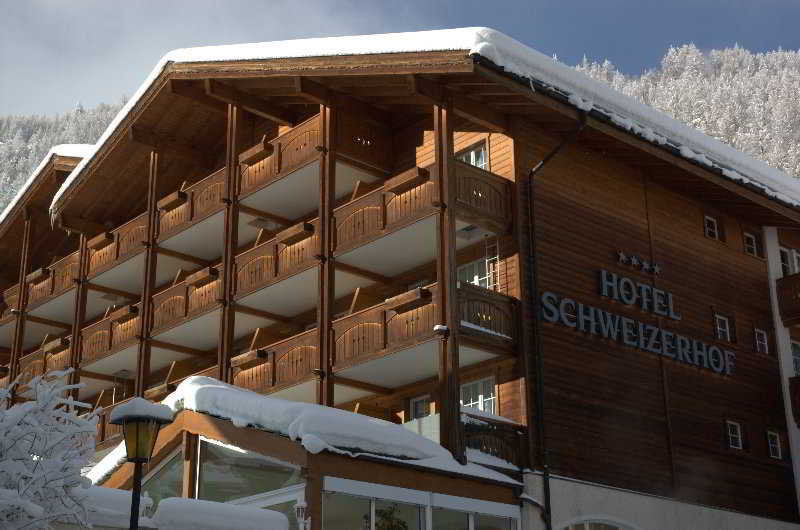 Wellnesshotel Schweizerhof 萨斯费 外观 照片